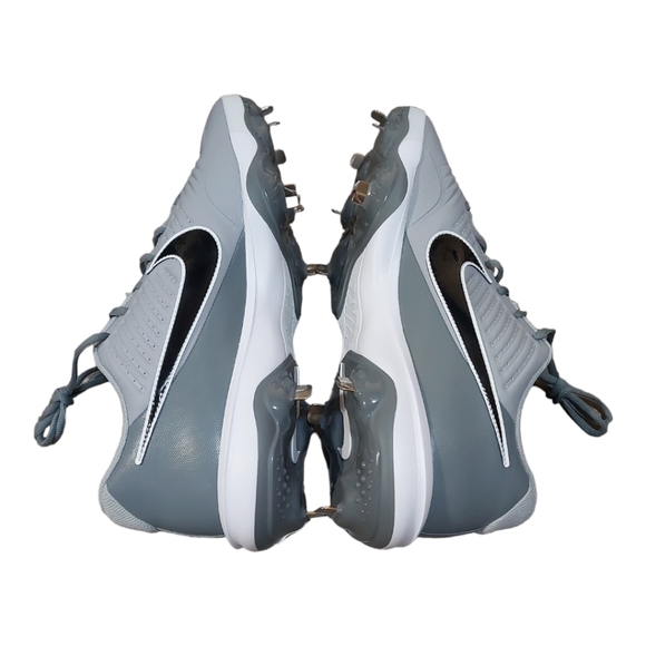 Nike Alpha Huarache 3 Varsity Low Mens Smoke Grey Baseball Cleats Size 13 - Picture 6 of 8